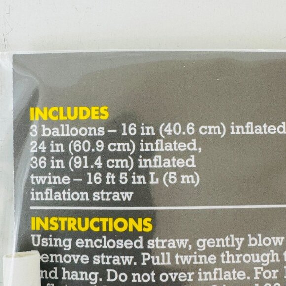 Spritz Party Balloons Rose Gold Shiny 3ct (16" - 24" - 36" Sizes) ea kit (2-Pk) - Picture 4 of 5